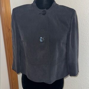 Jones New York Charcoal Shirt petite 8